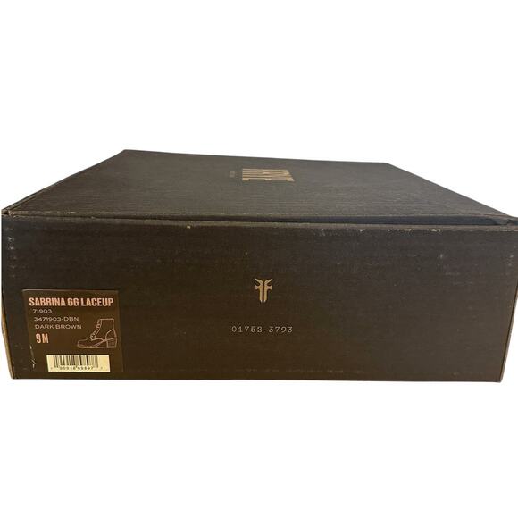 Frye Sabrina 6G Brown Lace Up Boot Size 9 - Picture 10 of 12